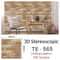 15Pcs Waterproof PVC Brick Wall Stickers Modern SelfAdhesive Wallpaper For TV Wall Kitchen Kids R 4