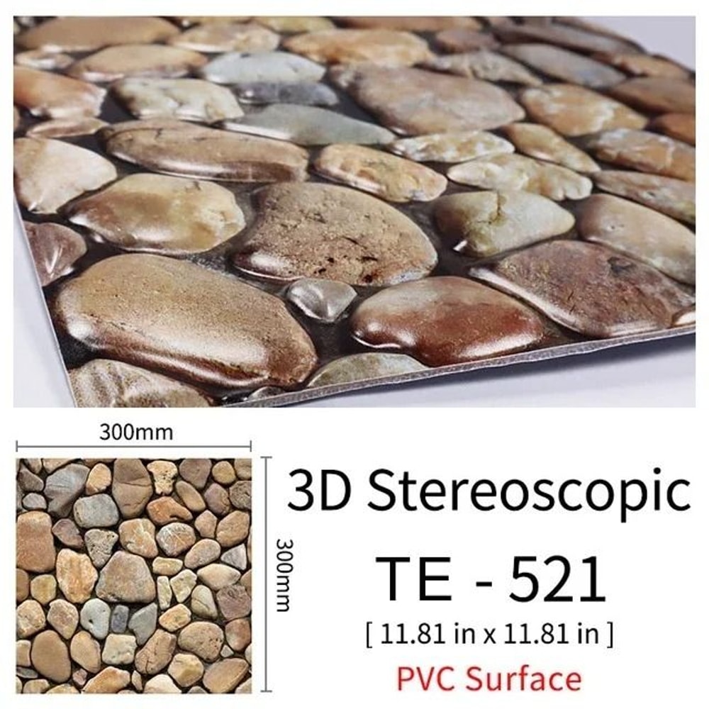 15Pcs Waterproof PVC Brick Wall Stickers Modern SelfAdhesive Wallpaper For TV Wall Kitchen Kids R 28