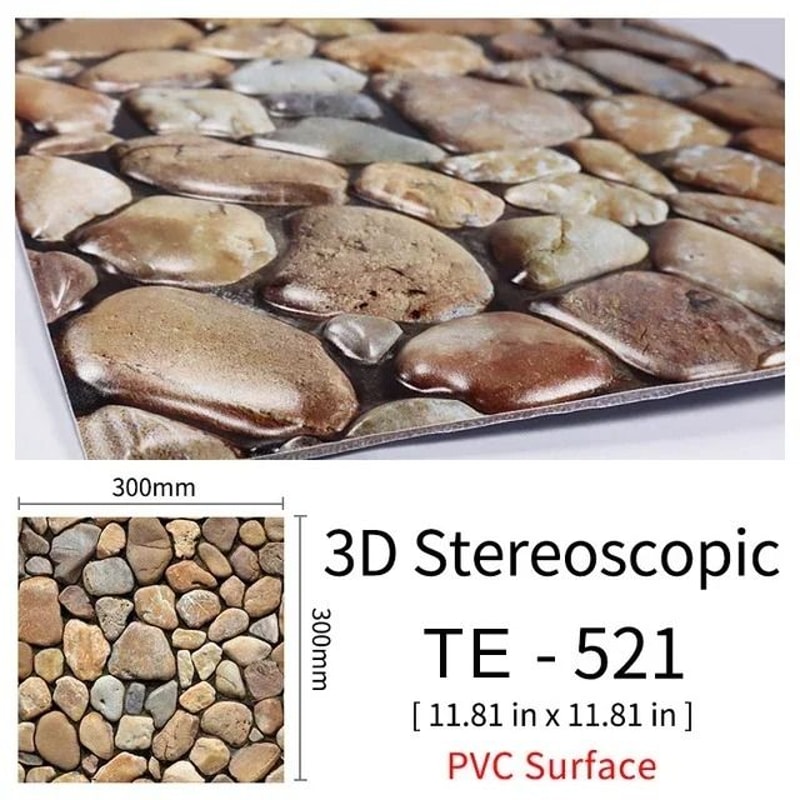 15Pcs Waterproof PVC Brick Wall Stickers Modern SelfAdhesive Wallpaper For TV Wall Kitchen Kids R 28