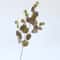 87cm Artificial Long Pole Eucalyptus Gold Autumn Tone Money Leaf Branch For Wedding Modern Home 13