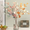 87cm Artificial Long Pole Eucalyptus Gold Autumn Tone Money Leaf Branch For Wedding Modern Home 1
