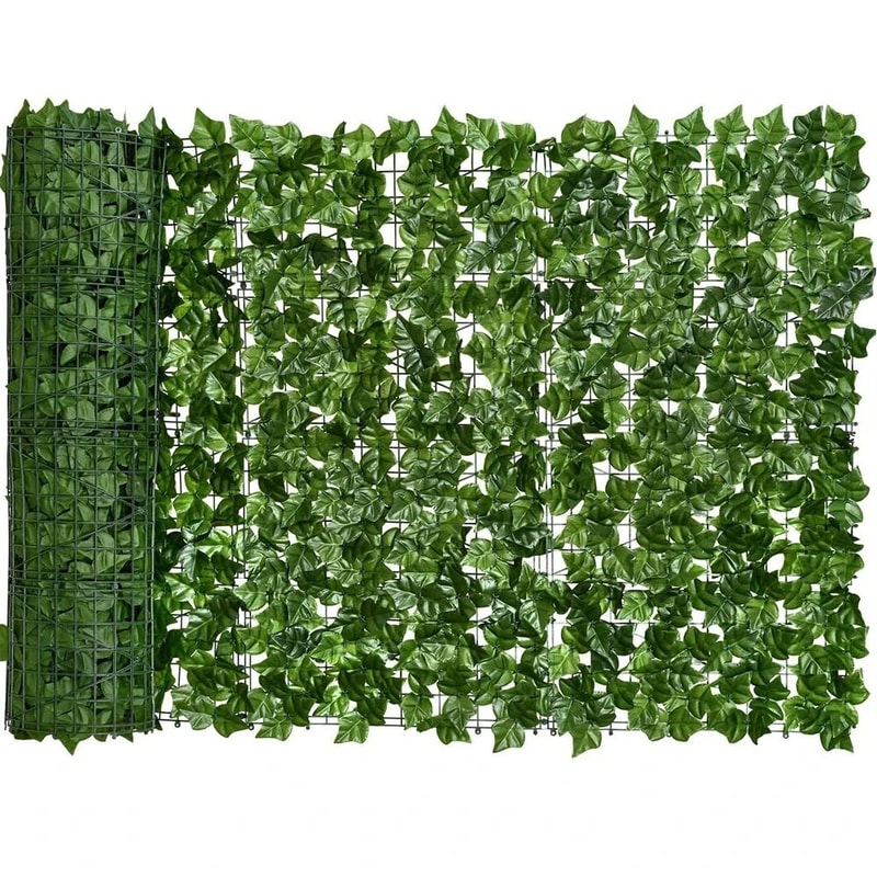 Artificial Ivy Hedge Fence Panels Faux Ivy Privacy Screen Green Leaf Decor For Outdoor Garden Ba 0