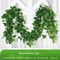 Artificial Green Ivy Vine Garland 2M Fake Leaf Rattan Hanging Creeper For Garden Wedding Wall Dec 3