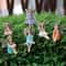 6Pcs Garden Fairy Sculpture Stake Set Miniature Fairy Figurines For Pot Plants Lawn Outdoor Garde 2