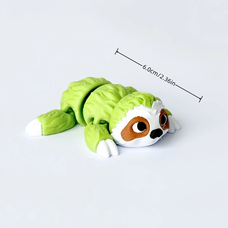 3D Printed Articulated Sloth Koala Movable Animal Figurine Desktop Fidget Decor For Office Car 6