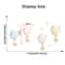 Watercolor Hot Air Balloon Wall Decals Pastel Animal Star Murals Whimsical Nursery Decor For Kid 5