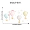 Watercolor Hot Air Balloon Wall Decals Pastel Animal Star Murals Whimsical Nursery Decor For Kid 5