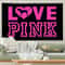 LOVE PINK Aesthetic Tapestry Vibrant Pink Wall Hanging Modern Art Deco Blanket For Bedroom Livin 5