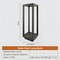 Modern LED Rechargeable Table Lamp Matte Black Metal Column Light European Design For Restaurant 7