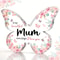 Butterfly Acrylic Mum Plaque To My Beautiful Mum Keepsake Mothers Day Birthday Gift Home Ornamen 0