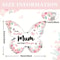 Butterfly Acrylic Mum Plaque To My Beautiful Mum Keepsake Mothers Day Birthday Gift Home Ornamen 1
