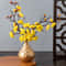 Spring Plum Blossom Peach Branch 29cm Silk Artificial Flowers Elegant Floral Stem For Wedding Ta 6