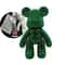 DIY Rhinestone Violent Bear Figurine Crystal Diamond Mosaic Statue Fluorescent Vinyl Doll Room De 21