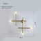 Nordic Line Art Wall Lamp Modern Minimalist Cross Sconce Creative LED Background Light For Bedsid 10