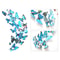 12Pcs 3D Butterfly Wall Decals Magnetic PVC Simulated Butterflies Creative DIY Home Refrigerator 2