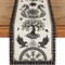 Viking Raven Helmet Of Awe Table Runner Nordic Mythology Linen Decor Reusable Medieval Kitchen R 6