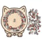 135Piece Cat Wooden Jigsaw Puzzle Unique Irregular Shape Game Creative Gift For Cat Lovers Home 4