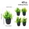 Mini Artificial Potted Bonsai Tree Simulation Green Grass Plant Modern Home Office Desk Ornament 7