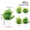 Mini Artificial Potted Bonsai Tree Simulation Green Grass Plant Modern Home Office Desk Ornament 8