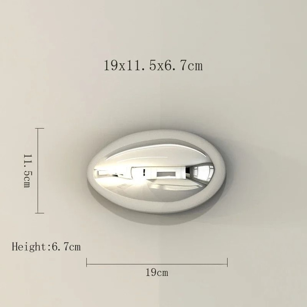 Stereo Electroplating Stone Wall Pendant Simulation Mineral Wall Hanging Modern Metallic Rock Bac 12