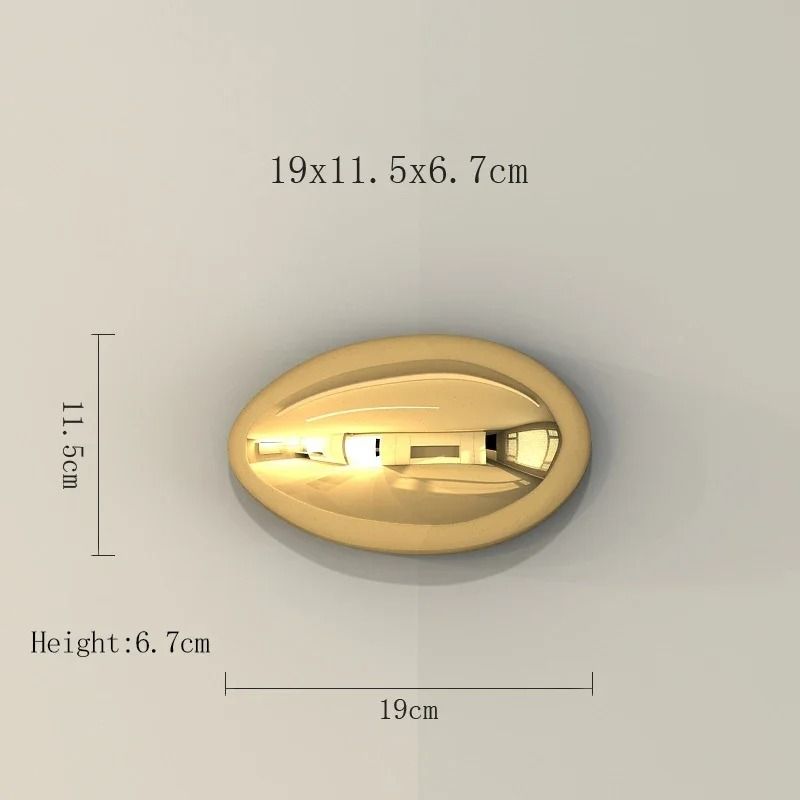 Stereo Electroplating Stone Wall Pendant Simulation Mineral Wall Hanging Modern Metallic Rock Bac 13