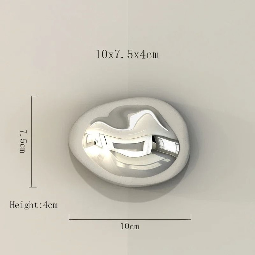 Stereo Electroplating Stone Wall Pendant Simulation Mineral Wall Hanging Modern Metallic Rock Bac 8