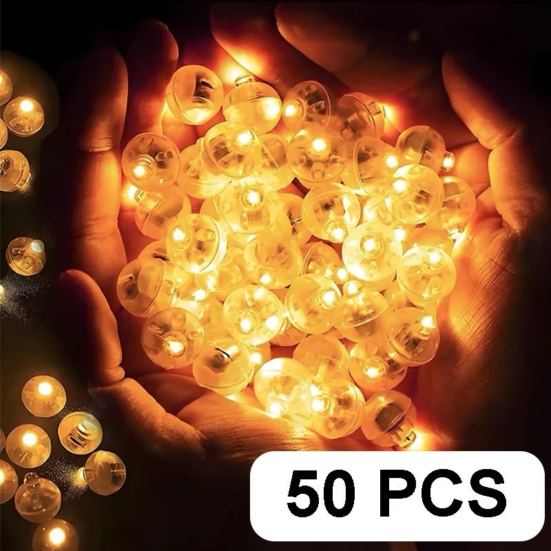 Mini LED Round Balloon Lights Wireless Glowing Ball Lamps Waterproof Nightlight For Lanterns Wed 20