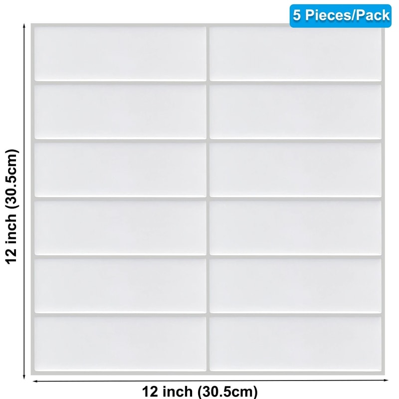 3D Waterproof Kitchen Wall Tiles 12x12 Inch Strong Adhesive Mural Premium Peel And Stick Home Wal 9