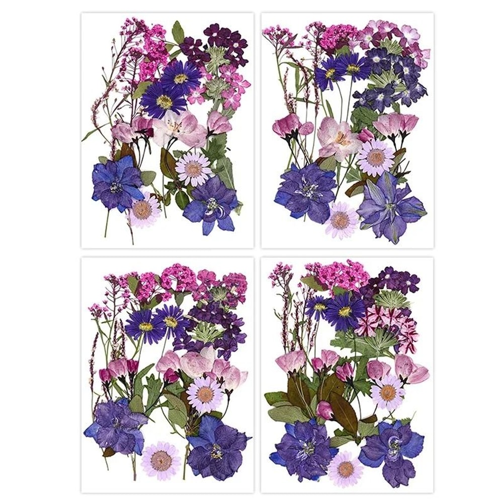 Preserved Natural Dried Flowers Mixed Botanical Resin Fillings Floral Craft Set For Jewelry Home 1
