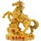 Rosewood Carved Horse Statue Feng Shui Wealth Luck Zodiac Figurine HandCrafted 8cm Wooden Animal 9