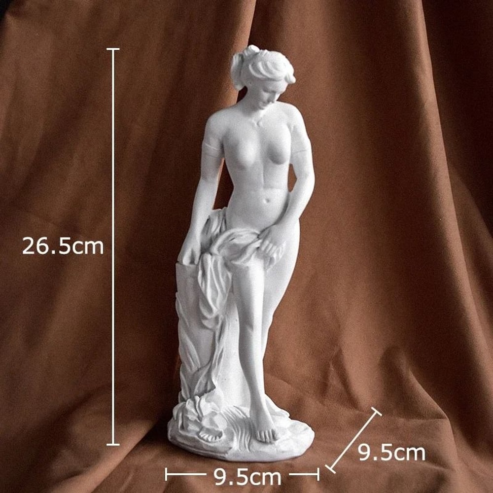 Mythological Venus Goddess Statue Creative Resin Character Sculpture Modern Aesthetic Room Desk 7