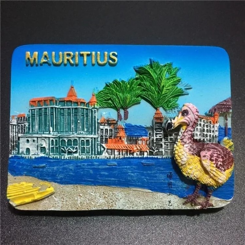 Mauritius Dodo Fridge Magnet 3D Resin Tourism Souvenir Tropical Island Dodo Bird Travel Gift Col 23
