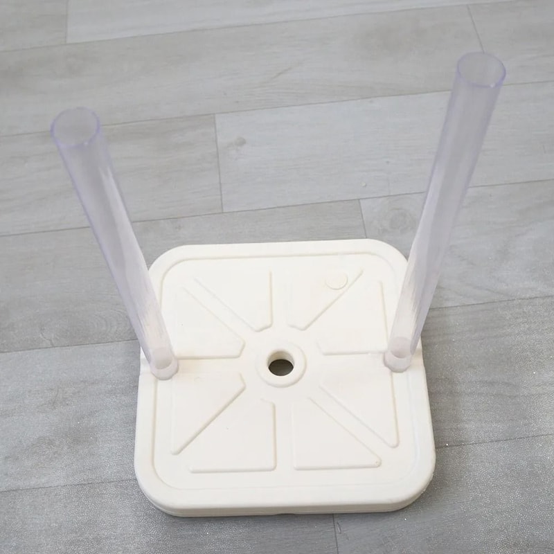 63Inch Adjustable Floor Standing Flower Pole HeavyDuty Base For Giant Paper Flowers Wedding Displ 6