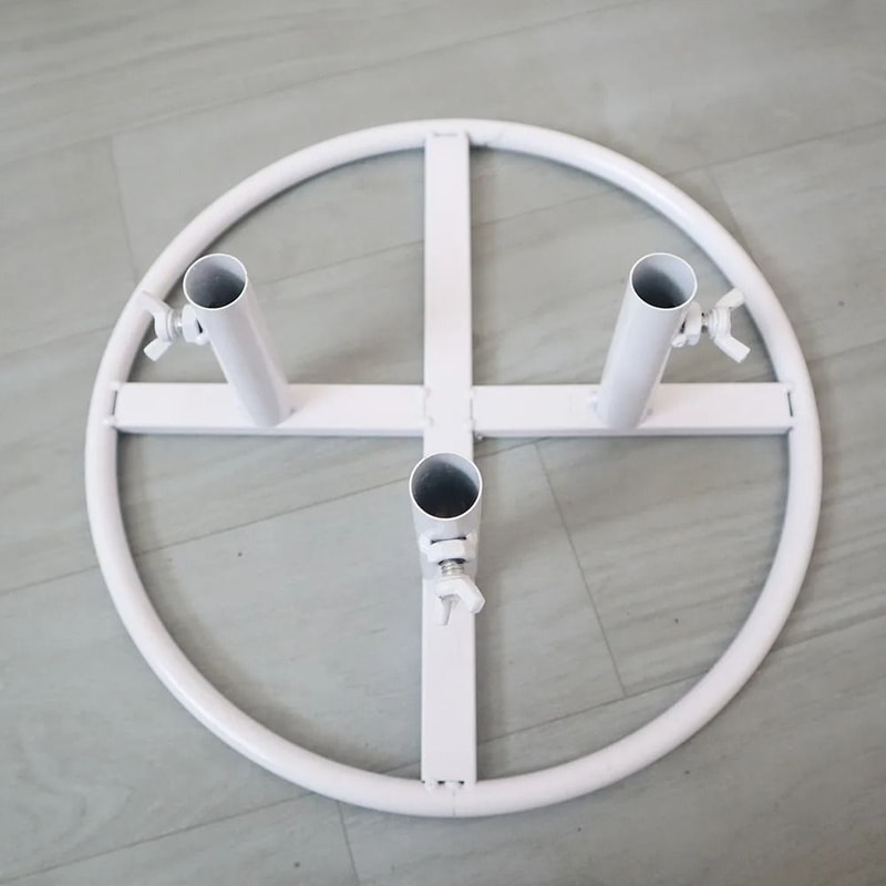 63Inch Adjustable Floor Standing Flower Pole HeavyDuty Base For Giant Paper Flowers Wedding Displ 25