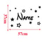 Custom Childrens Name Stars Decal Personalized Nursery Wall Art Bespoke Kids Room Vinyl Decor 5