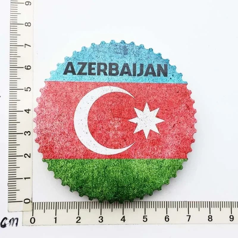 Azerbaijan Baku 3D Resin Fridge Magnet Iconic Tourist Souvenir HandPainted Architectural Collecti 12