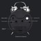 Retro Twin Bell Alarm Clock Metal Night Light Table Clock Professional Loud Bedside Executive Tim 4