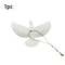 Ethereal White Dove Ornaments Set Of Hanging Pigeon Statues Professional Christmas Peace Festiva 7