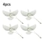 Ethereal White Dove Ornaments Set Of Hanging Pigeon Statues Professional Christmas Peace Festiva 8