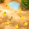 Luminous Yellow Mini Ducks 100pc GlowintheDark Resin Charms Professional Aquatic Landscape Decor 2