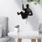 Athletic Rock Climbing Wall Sculpture Resin Mountaineer Hanging Statue Professional Retro Executi 3