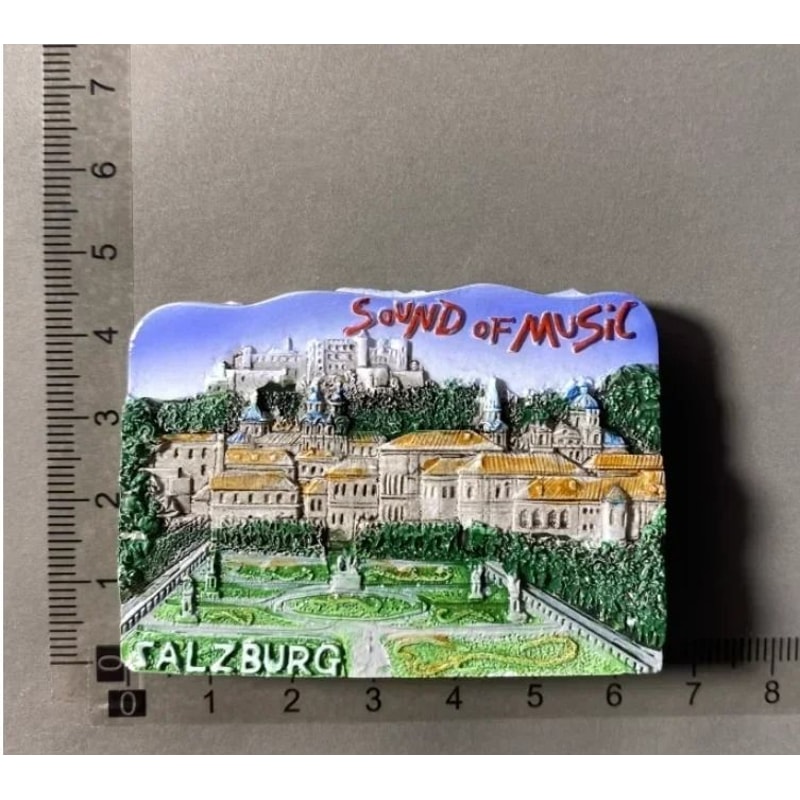 Austrian Heritage Fridge Magnet Vienna Salzburg Tourism Souvenir Professional HandPainted Magnet 14