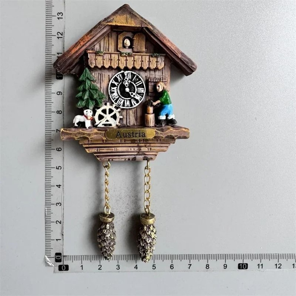 Austrian Heritage Fridge Magnet Vienna Salzburg Tourism Souvenir Professional HandPainted Magnet 29