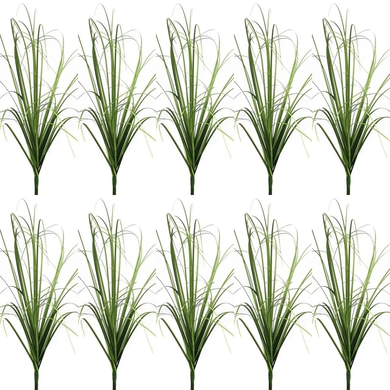 Botanical Onion Grass Bushes Realistic 50cm Reeds Greenery Professional IndoorOutdoor Sanctuary 18