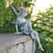 Musical Flute Fairy Statue Angelic Garden Winged Sculpture Professional Resin Courtyard Outdoor 0