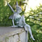Musical Flute Fairy Statue Angelic Garden Winged Sculpture Professional Resin Courtyard Outdoor 0