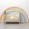 Grand Pastel Rainbow Mural Large Scale Nursery Wall Decals Professional Playroom Baby Shower San 1