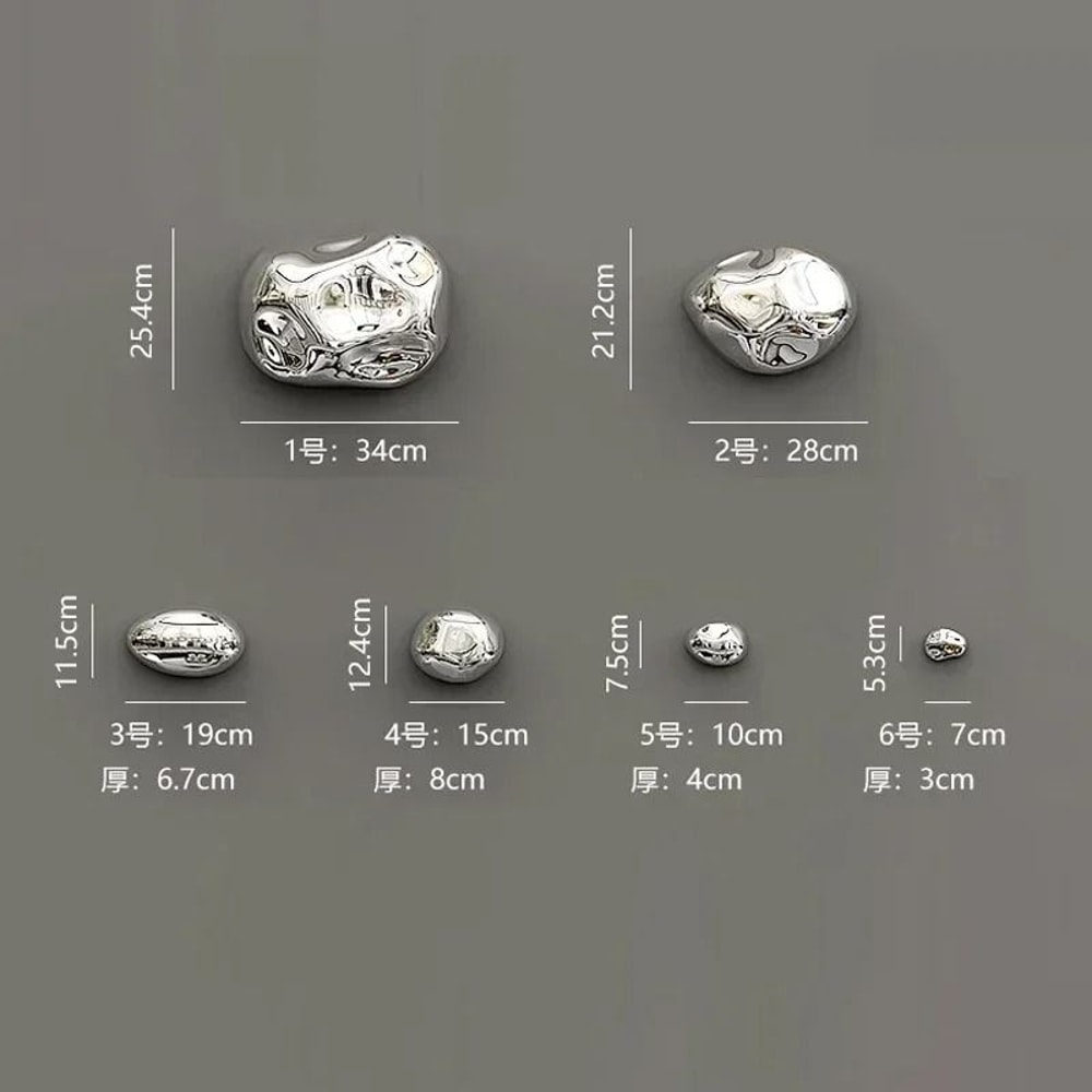 Abstract Simulated Stone Wall Pendant Creative Mineral Background Decor Professional Hotel Execu 5