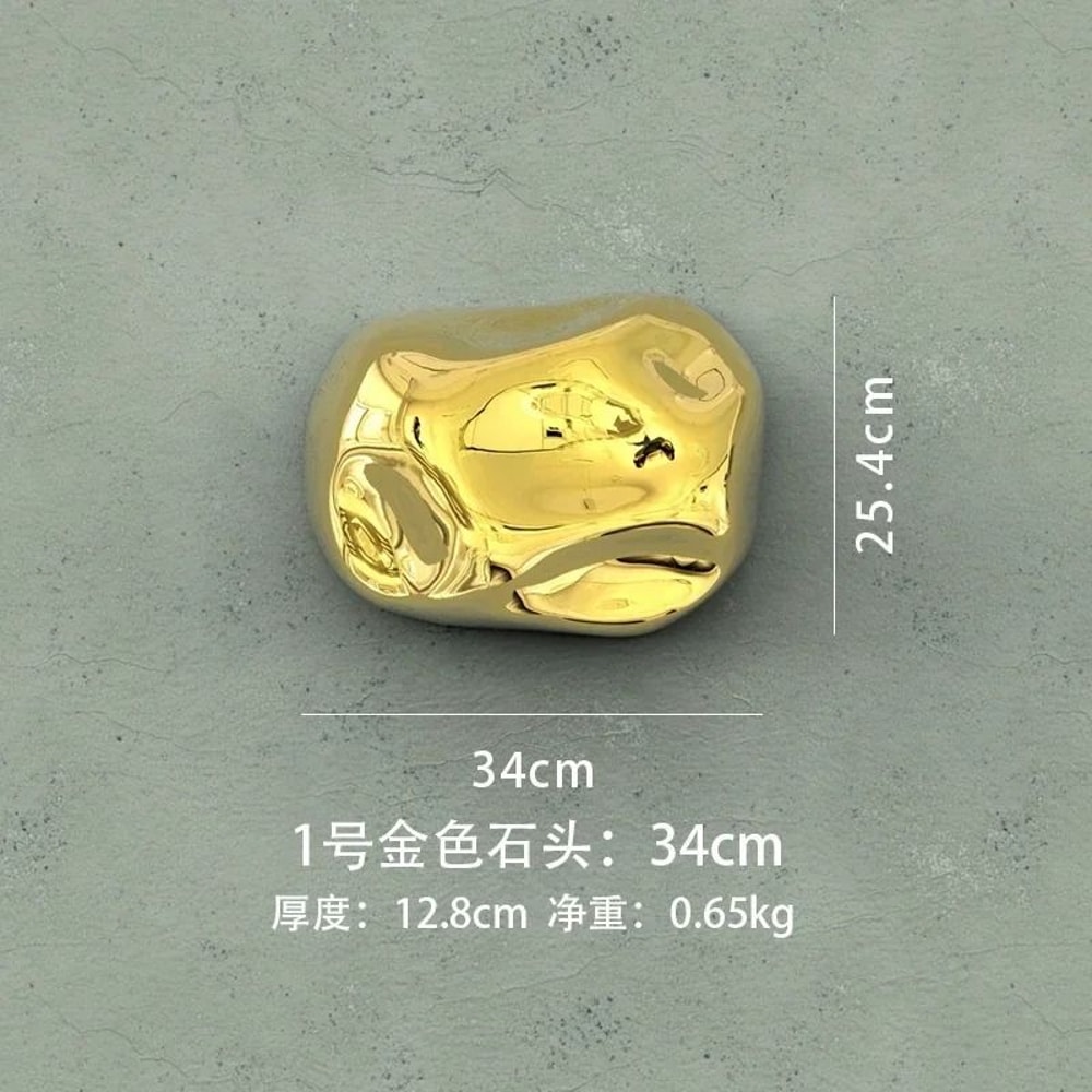 Abstract Simulated Stone Wall Pendant Creative Mineral Background Decor Professional Hotel Execu 23