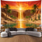 Waterfall Canyon Landscape Tapestry Ultra Large Nature Wall Hanging Professional Executive Home 10
